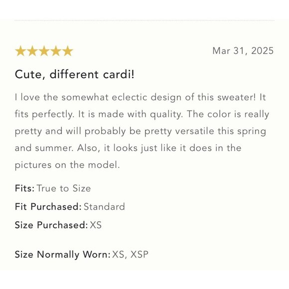 NWT Size XS - Anthropologie Balloon-Sleeve Twofer Cable-Knit Cardigan Sweater - Picture 6 of 16